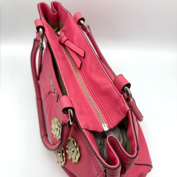 💰 EUC Coach Park Rose Leather Carryall Shoulder Bag #F19728 - Picture 10 of 16